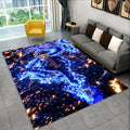 Cartoon Anime Kids Playroom Rug Non-slip Floor Mat for Bedroom Living Room
