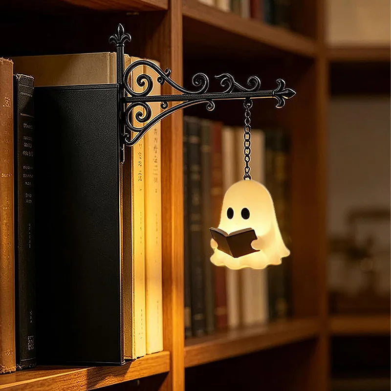 Halloween Retro Wall-Mounted Reading Lamp - Gothic Metal Night Light for Home Decor