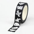 Decorative Ghost Spirit Washi Tape Set - 10 Meters, Cute Scrapbooking & Planner Adhesive Tape