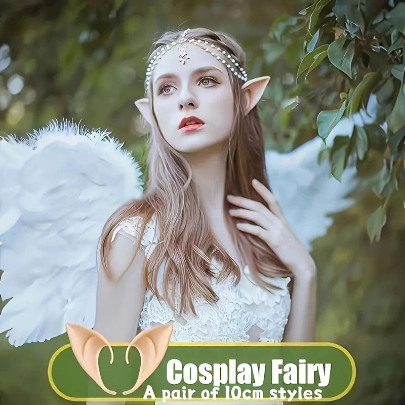 Cosplay Elf Angel Fairy Vampire Silicone Ear Tips Costume Accessories