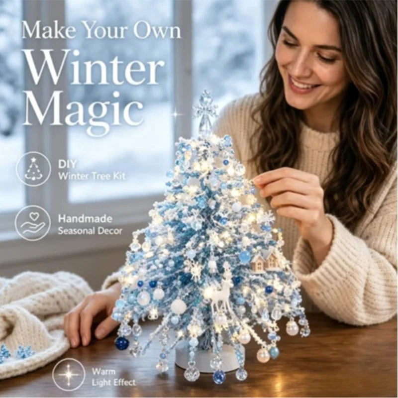 DIY Beaded Christmas Tree Kit - Handmade Holiday Decor & Craft Supplies