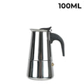 Stainless Steel Moka Coffee Maker - Stovetop Espresso Pot for 2/4/6/9 Cups