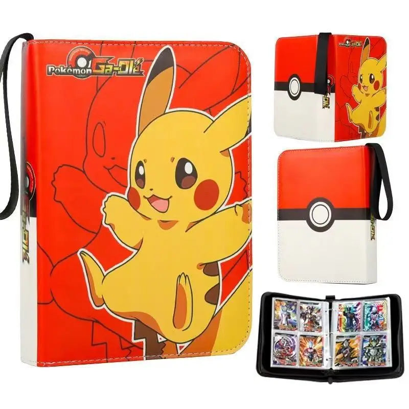 Cartoon Album 400pcs Card Book Protector for Game Cards Collection Folder