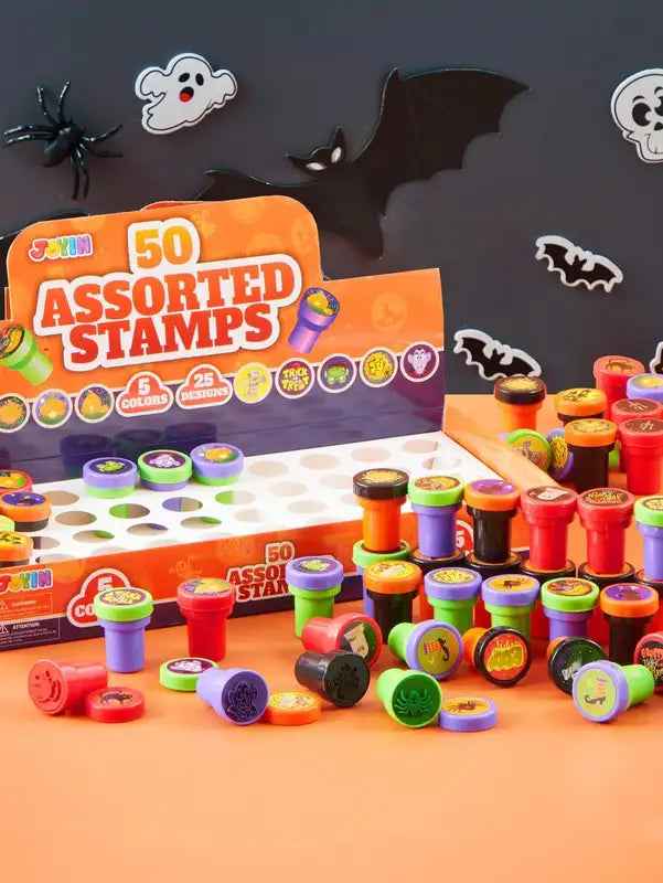 Halloween Pumpkin Bat Seal Gift Bag Fillers Kids Party Favor Small Toys 5/10pcs