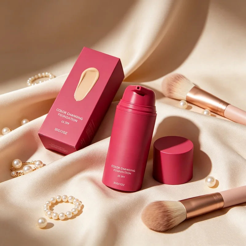 Full Coverage Liquid Foundation SPF 15 for Darker Skin - Moisturizer & Concealer