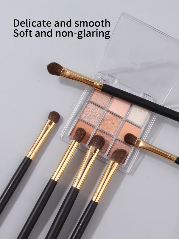 28-Piece Professional Eye Makeup Brush Set with Eyeshadow & Application Brushes