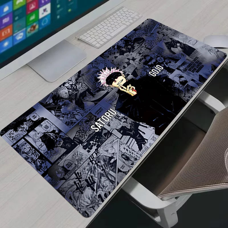 Large Gaming Mouse Pad with Anti-Slip Base and Stitched Edges for PC and Laptop