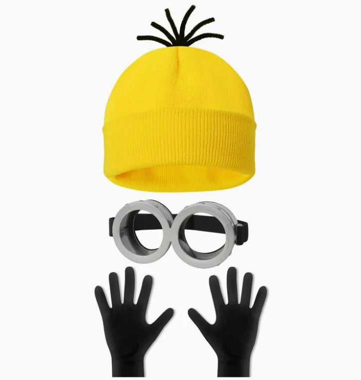 Anime Minions Glasses Cosplay Halloween Party Dress Up Toy Set - Multiple Colors