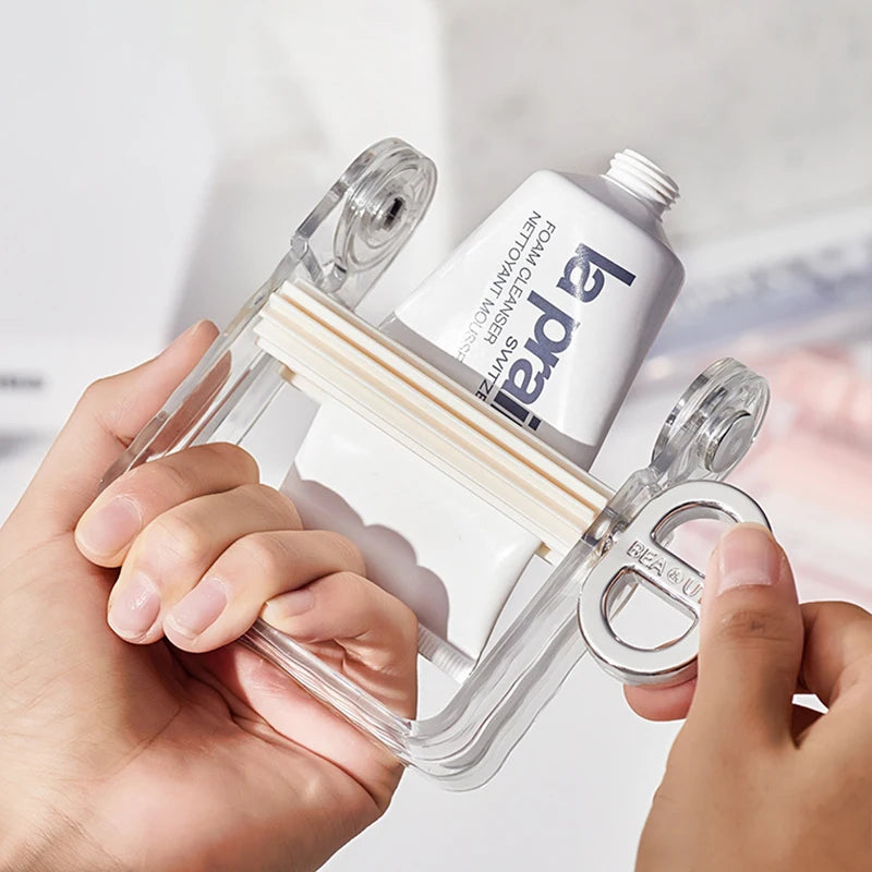 Manual Squeezing Toothpaste Dispenser for Home Facial Cleansing and Skincare