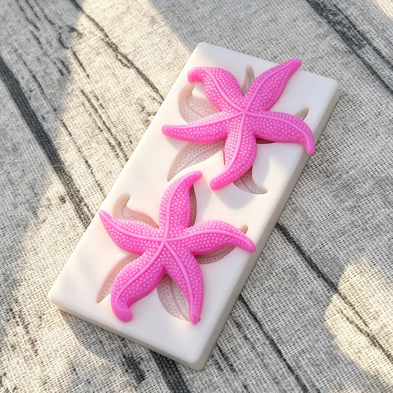Starfish Silicone Mold for Cake Decorating, Chocolate & Sugarcraft