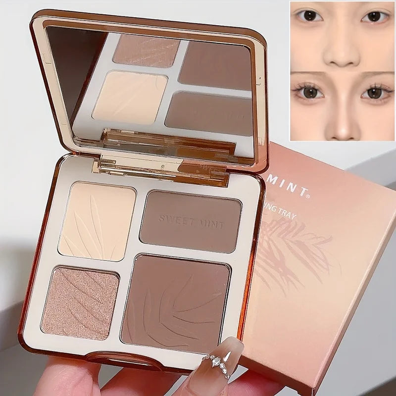 Multi-Function Contour Palette - Brightening, Sculpting & Long-Lasting Face Makeup