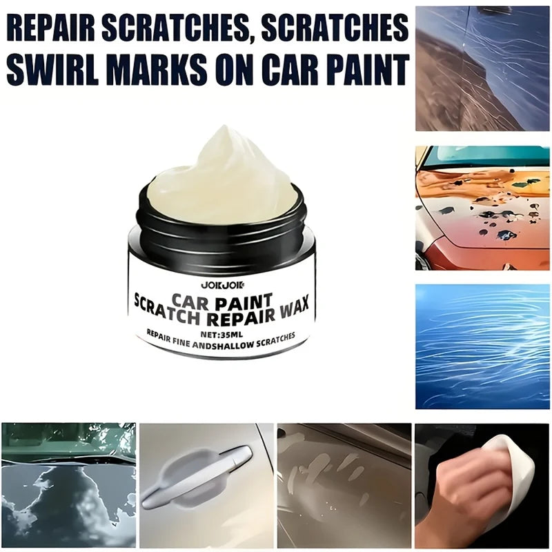 Universal Car Paint Scratch Repair Wax 35ml - Quick DIY Vehicle Polish