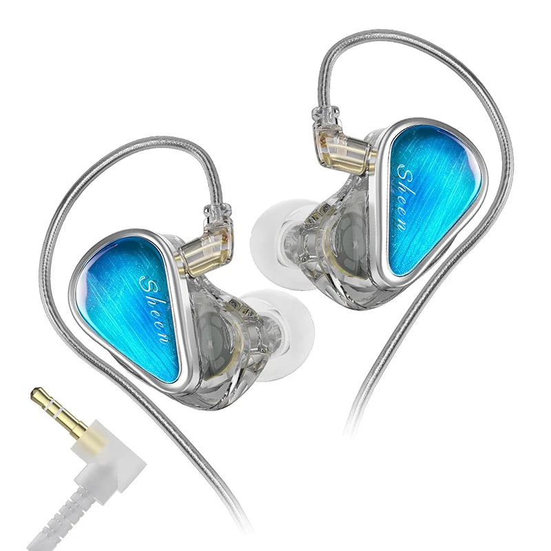 In-Ear Gaming Earphones with Dual Dynamic Drivers, Noise Cancellation & DSP Chip