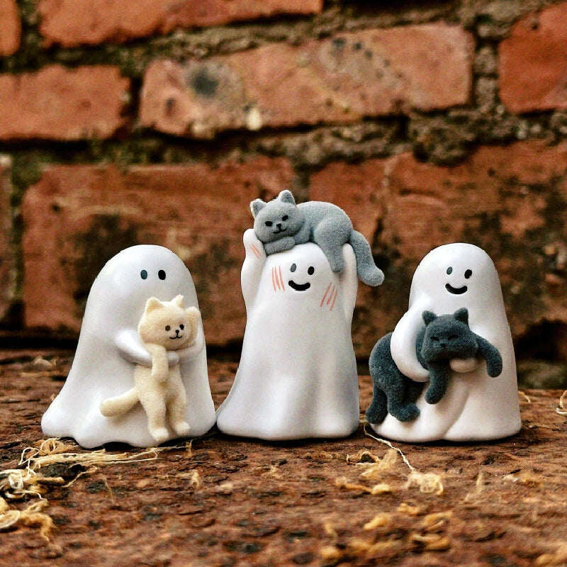Mini Cat Series Collectible Figures Blind Box Office Desk Decorations Gift