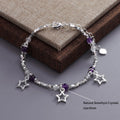 925 Sterling Silver Star Bracelet for Women and Girls, Multicolour Bohemia Jewelry Gift