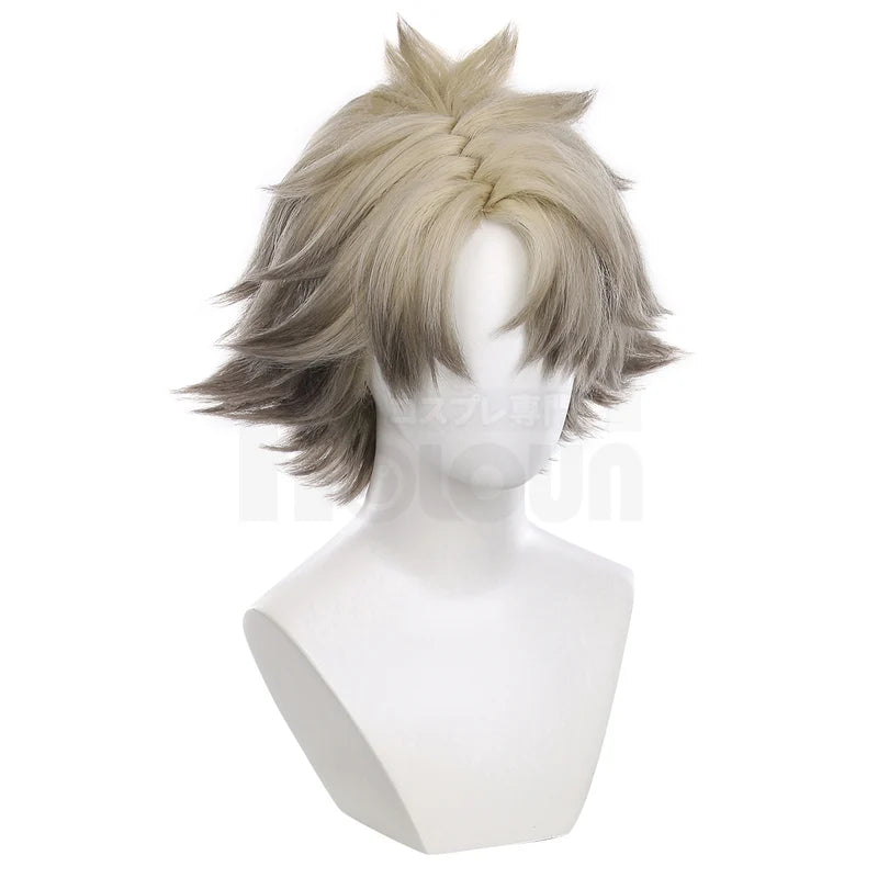 Anime Gachiakuta Cosplay Wig Rose Net Synthetic Fiber Adjustable Heat-Resistant Cap