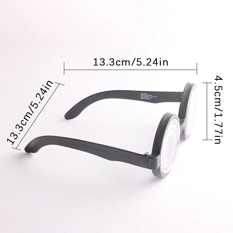 Funny Halloween Round Glasses Cosplay Costume Accessory Kids Teens Party Favors