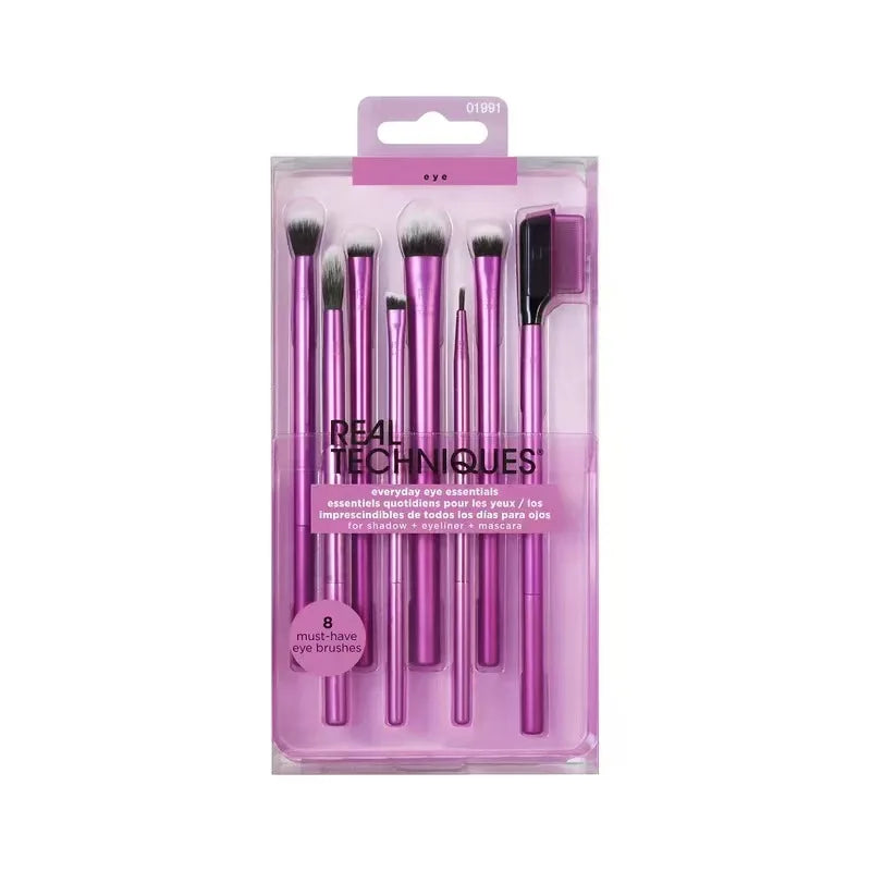 Complete Makeup Brush Set with Blenders and Eye Brushes - Multicolor Options