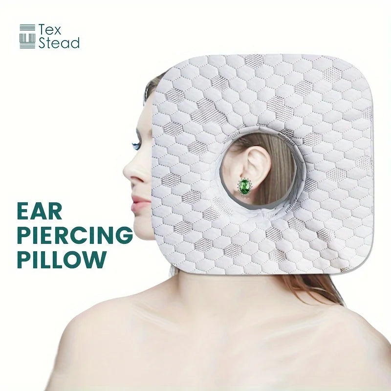 Ear Piercing Pillow for Side Sleepers Ear Pain & Inflammation Support