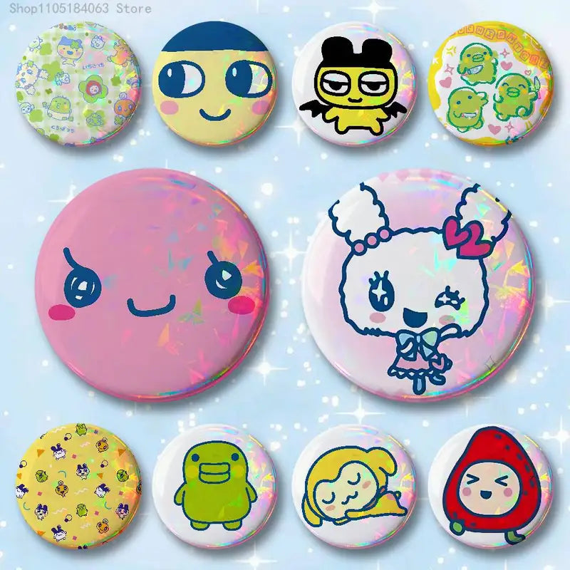 Round Badge Pins for Clothing Bags Cosplay Collectibles Gift Set