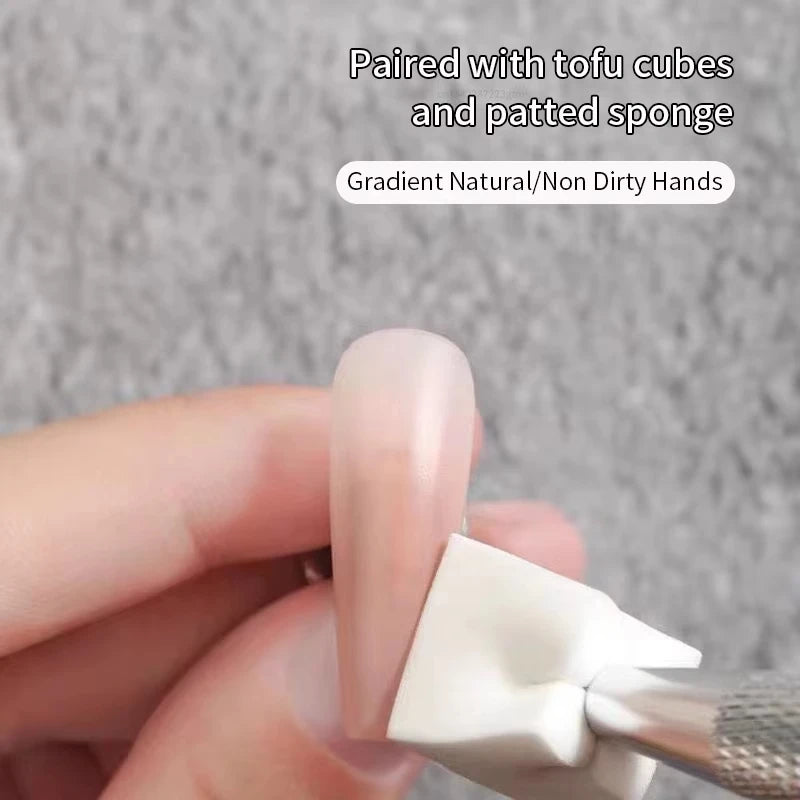 50Pcs Square Nail Art Sponge Set Gradient Gel Polish Nail Design Tools
