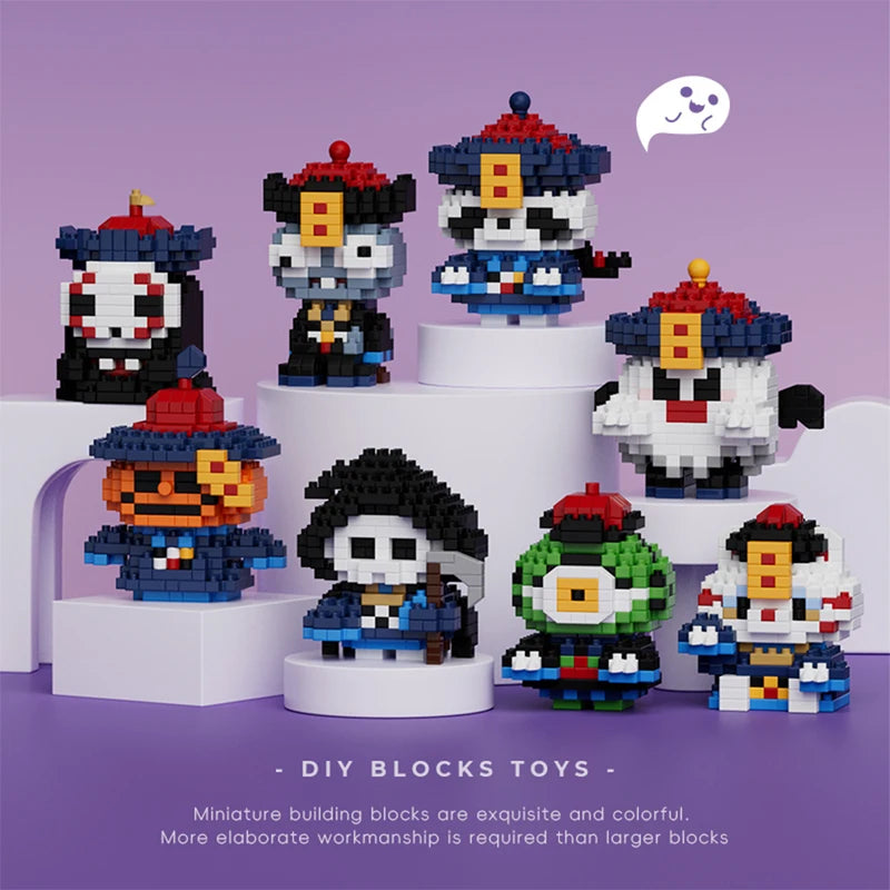 Mini Action Figures Building Blocks Set for Halloween Decorations and Kids DIY Toys
