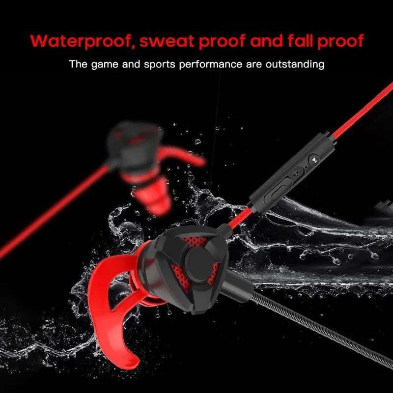 Wired In-Ear Gaming Headset with Mic for PS4 PC Mobile - Universal Earbuds