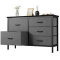 Multifunction Fabric Drawer Cabinet with Metal Frame and Adjustable Feet
