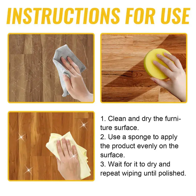 Furniture Beeswax Polish Spray for Wooden Surfaces - Natural Protect & Shine