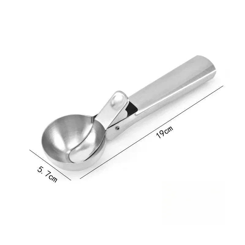Multifunctional Stainless Steel Ice Cream & Fruit Scoops - Household Kitchen Tool
