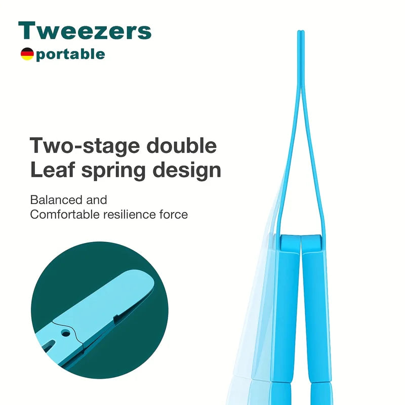 Stainless Steel Eyebrow Tweezers Slant & Precision Tips for Hair Removal