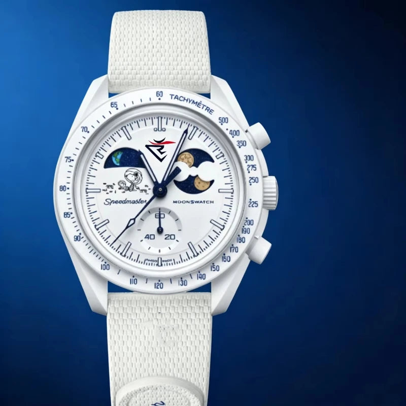 Men's Sports Quartz Watch with Luminous Dial and Nylon Strap – Cartoon Holiday Gift