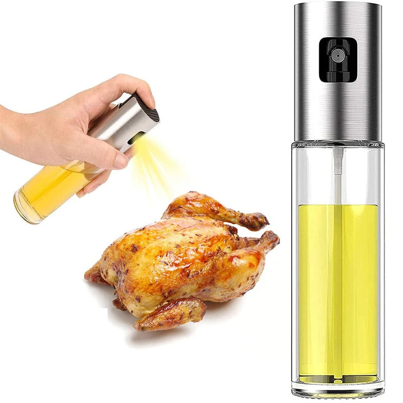 Glass Oil Sprayer for Cooking - Salad, BBQ, Kitchen, Baking, Vinegar Bottle