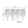 Silicone Ice Pop Molds for Frozen Treats - DIY Fruit Juice & Yogurt Popsicle Maker