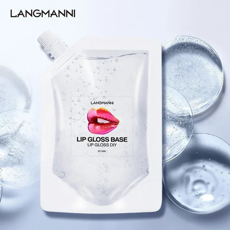 DIY Lip Gloss Base Oil - Moisturizing Non-Stick Gel for Handmade Lipstick