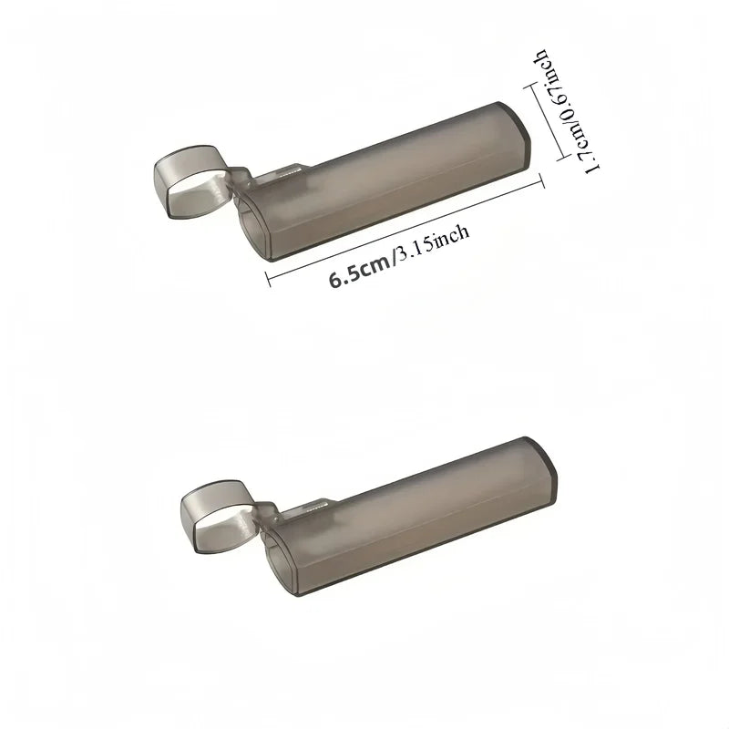 Plastic Portable Toothpick Case - Clear Travel Toothpick Holder for Outdoor and Restaurant Use