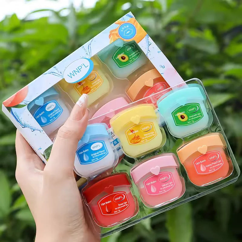 Fruit Series Lip Balm Set - Moisturizing, Refreshing, Non-Sticky, Multiple Quantities