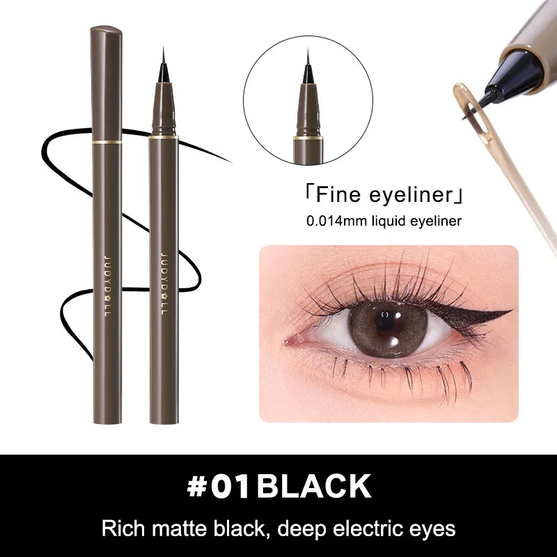 Liquid Eyeliner Pen - Ultra-Fine Tip Waterproof Smudge-Proof Long-Lasting Makeup