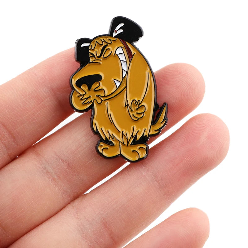 Cute Dog Enamel Pins Cartoon Animal Brooches for Clothes Backpack Accessories
