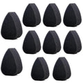 Water Droplet Semi-Circular Art Painting Sponge Black Makeup Tool