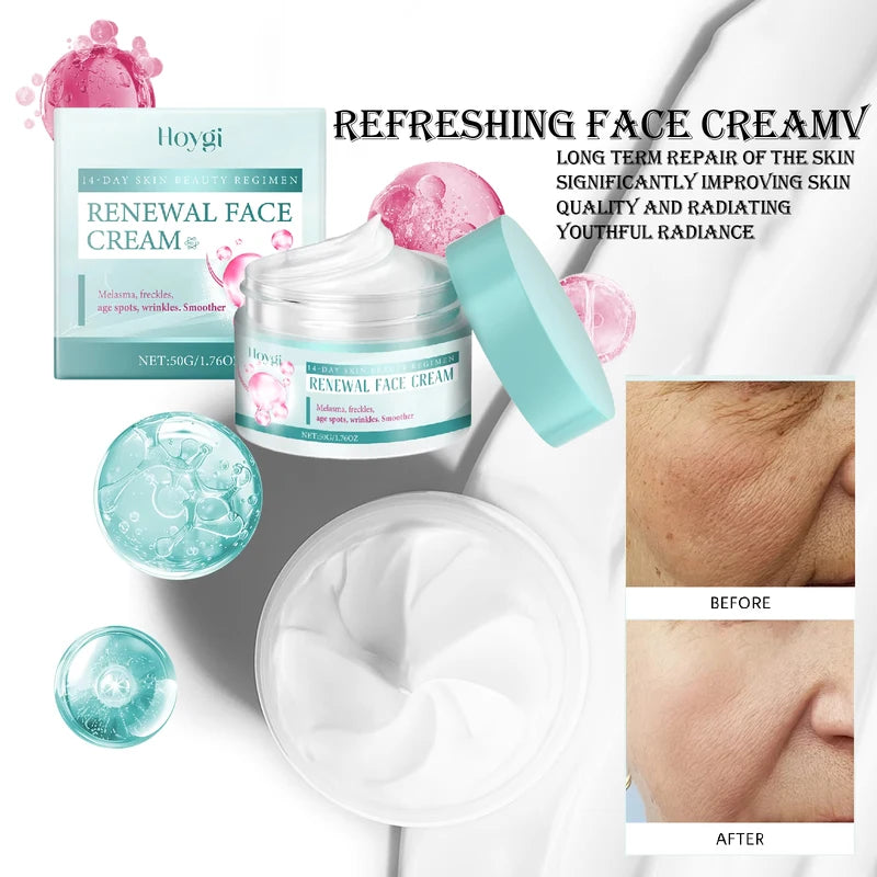 Collagen Brightening Facial Cream - Firming, Hydrating, Reduces Dark Spots & Wrinkles