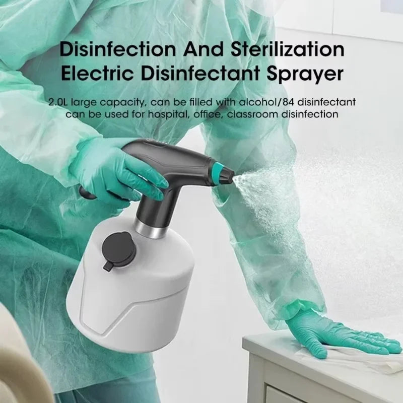 2L Electric Garden Sprayer for Disinfection Watering & Lawn Irrigation