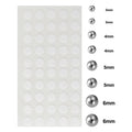 8pcs Fake Lip Nails & 50pcs Body Jewelry Stickers Non Piercing Earrings