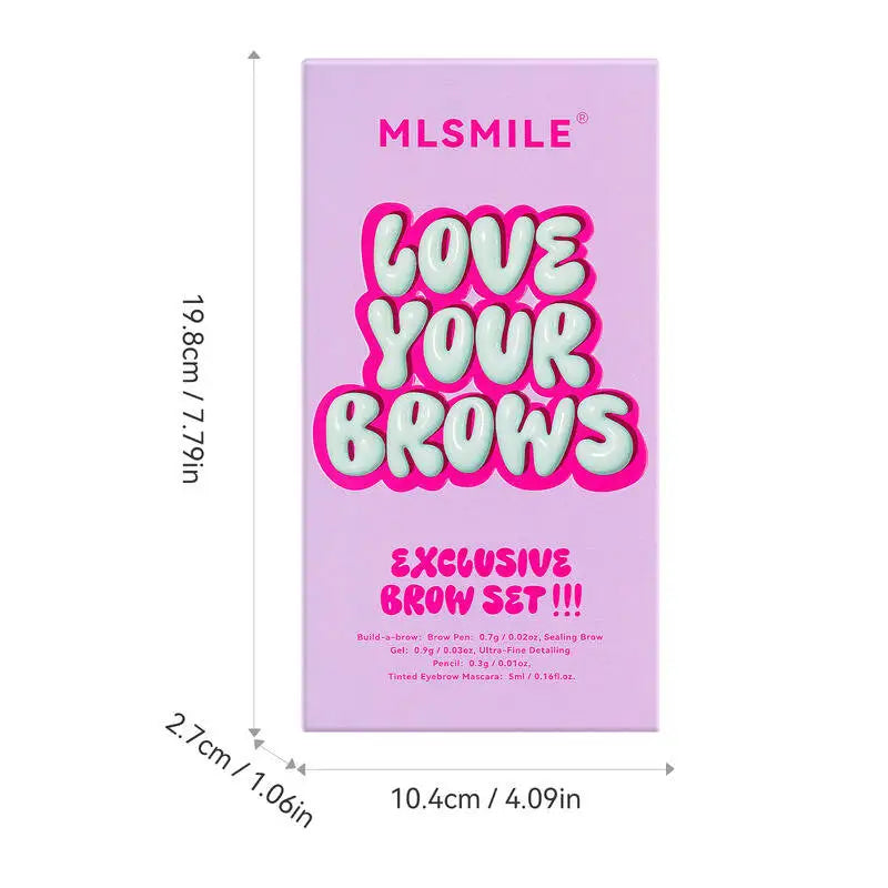 2-in-1 Eyebrow Shaping Pencil & Razor Set with Dual-Ended Dye Pen - Multiple Colors
