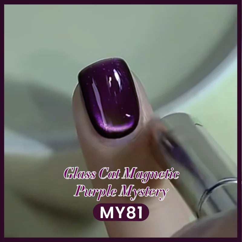 Water Gel Nail Polish with Magnetic Effect 10ml - UV & LED Soak Off Semi-Permanent Manicure