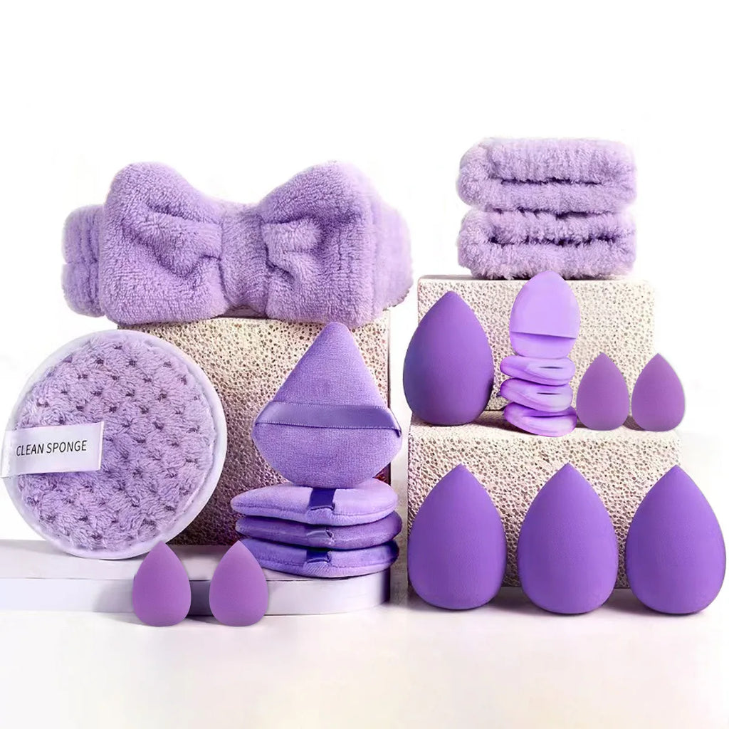 33PCS Makeup Sponge Set with Large and Small Beauty Blenders for Flawless Makeup Application