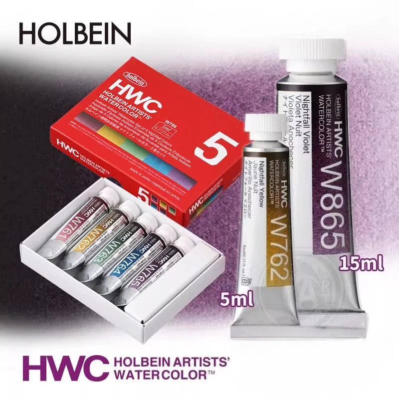 Holbein Artist Watercolor Paint Set 5ml/15ml Professional Art Supplies
