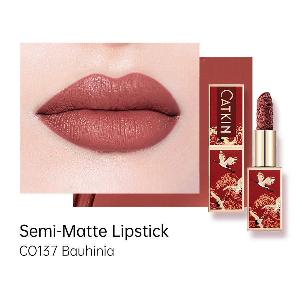 Velvet Matte Lipstick - Hydrating Long-Lasting Lip Color for Halloween & Parties