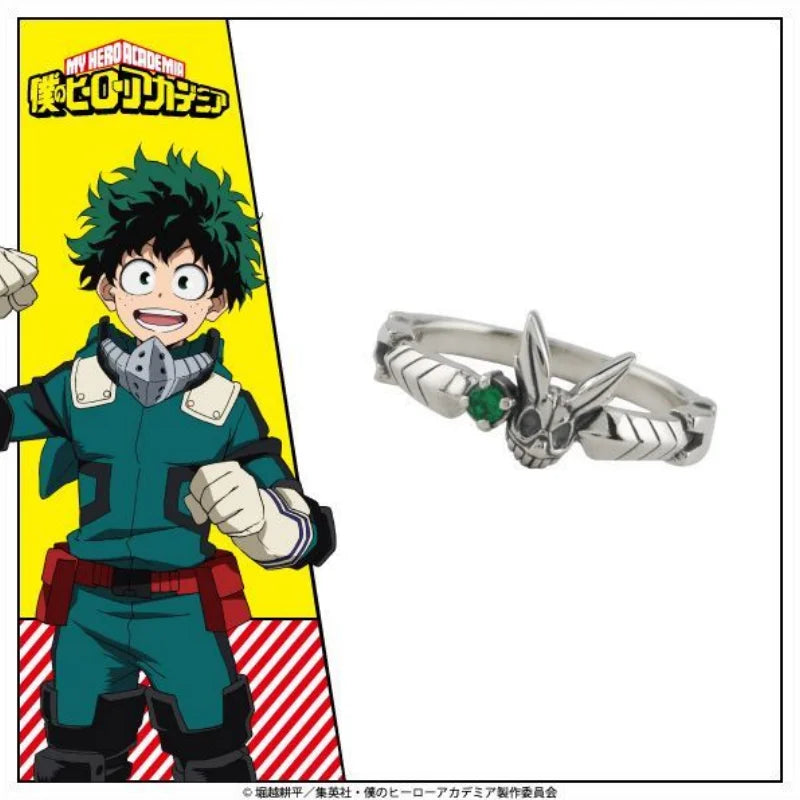 Anime Character Ring Set - Bakugou Katsuki & Midoriya Izuku - Cartoon Cosplay Jewelry