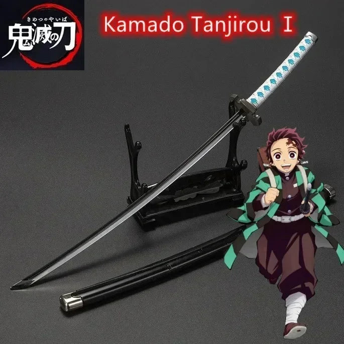 10-Inch Metal Demon Slayer Katana Toy Sword - Kimetsu No Yaiba Collectible Gift